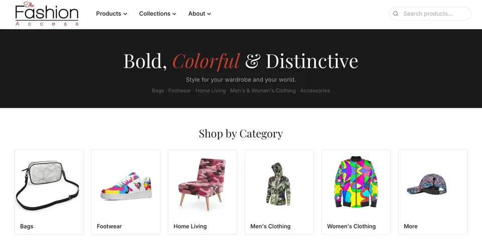 The Fashion Access fashion discovery platform
