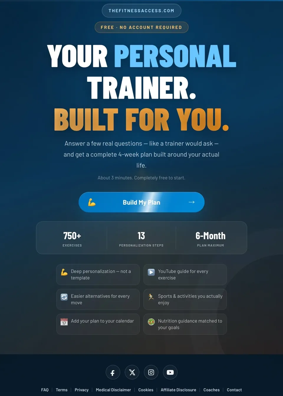 The Fitness Access personalized training platform